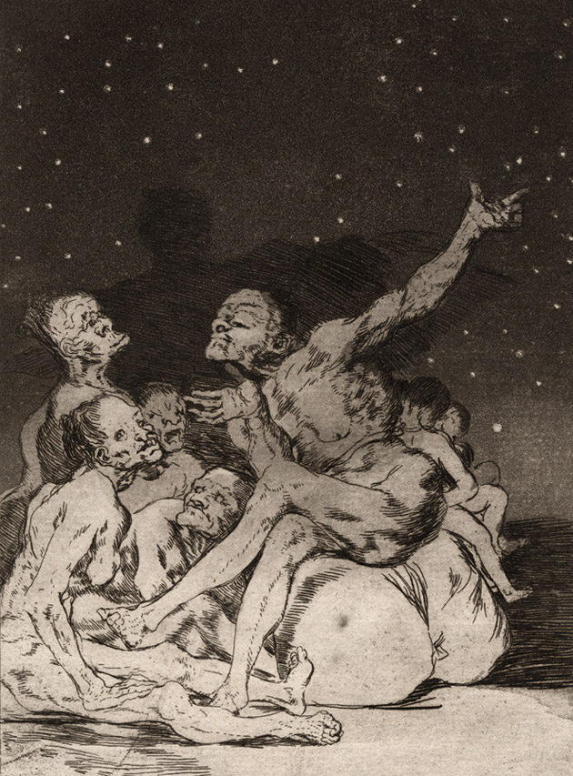 Si amanece; nos Vamos. (When day breaks we will be off.)</em>, Francisco José Goya y Lucientes, 1796-1797.