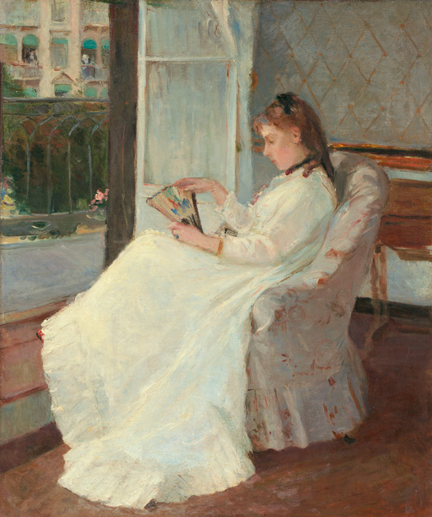 The Artist's Sister at a Window by Morisot