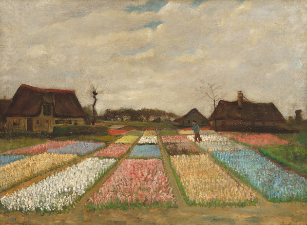 Flower Beds in Holland by Van Gogh