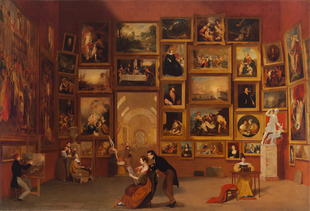 Gallery of the Louvre by Morse