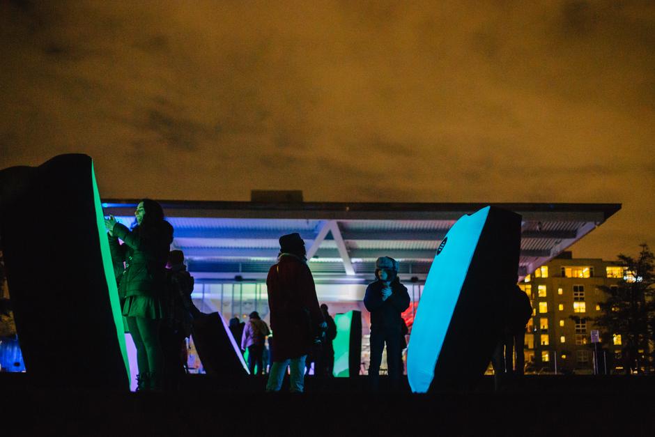 Luminaria on the z-path at Olympic Sculpture Park